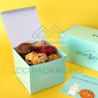 Boîte d'emballage en carton alimentaire personnalisée avec impression de logo pour rouleaux de cannelle