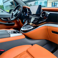 Intérieur de cabine VIP futuriste Dingkong Mercedes V260, canapé-lit sur mesure, chaise de capitaine, acier inoxydable, ambiance |   Fabricant sur mesure