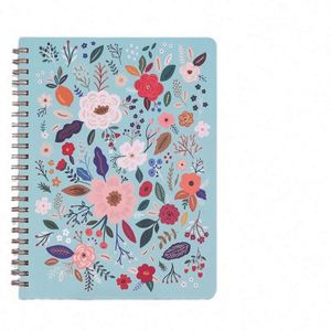 A4 A5 School Custom Planner Printing Note Book Hardcover Double Ring Metal Fitness <b>Journal</b> Spiral Notebooks - Product Image 5
