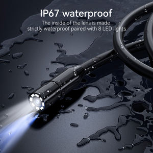 ANESOK-Cámara analógica para boroscopia industrial, cable duro de 5m, endoscopio flexible, inspección de piezas, cámara de serpiente - Product Image 6