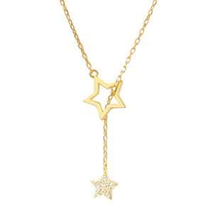 Collana con Ciondolo a Stella e Nappa per Donne, Catena alla Moda per Clavicola, Gioielli Trendy per Uso Quotidiano - Product Image 3