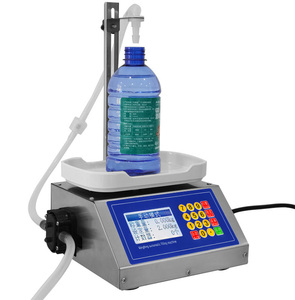 Semi-automatic Filling Weighing Machine for Bottles Containers Beverage <b>Wine</b> and Shampoo Packaging - Product Image 2