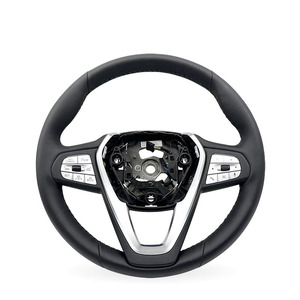 Volante de cuero genuino para <span class=keywords><strong>BMW</strong></span>, serie 1, serie 2, Serie 3, 116d, M3, de cuero genuino, para <span class=keywords><strong>BMW</strong></span>, serie 1, Serie 2, Serie 3 - Product Image 1