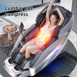 Ganzkörper-Massagesessel mit Zero-Gravity-Funktion, SL-Track, Luftkompression, Fußroller, Rückenwärme, Shiatsu-Knetmassage für Wellness zu Hause - Product Image 6