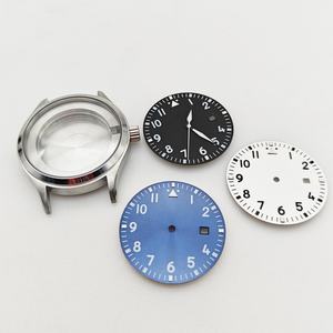 OEM ODM Custom <b>Watch</b> Accessories <b>Set</b> 40mm Stainless Steel Case Luxurious Leather Strap Luminous Dial 8215/2813 Movement - Product Image 3