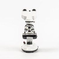 Microscope biologique binoculaire compact C-60B avec éclairage LED, grossissement 40-640X, version transfrontalière stylée