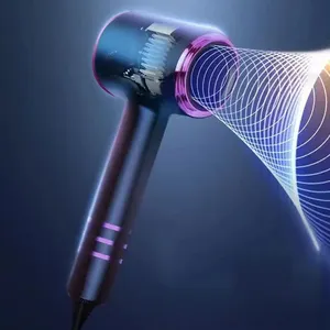 Đa màu điện tử Ion âm Máy sấy tóc cảm ứng cảm ứng cảm giác công nghệ 1600W blowdryer Máy sấy tóc ion đứng máy sấy tóc