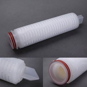 Taille standard 10 ''0.22um PP/<span class=keywords><strong>PES</strong></span>/PTFE/Nylon/PVDF cartouche filtrante liquide plissée pour application alimentaire et boisson - Product Image 4