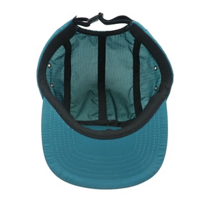 หมวกเบสบอลปักโลโก้ตามสั่ง 5 แผง แห้งเร็ว คุณภาพสูง ทรงไม่แข็ง ไนลอน หมวกทรงพ่อ - Product Image 6