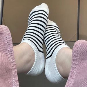 Women's Short Striped Boat <b>Socks</b> Thin Candy Color Non Slip Invisible Regular Casual <b>Socks</b> For Spring Summer - Product Image 4