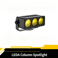 Offroad Kamyon SUV 3LED Izgara Spot Işığı CNC Ultra İnce Gizli Tasarım 12V 24V Yüksek Güçlü Araba Yardımcı Farı