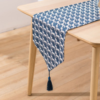 Textile ensoleillé nouveau drapeau de table ensemble de chemin de table jacquard chemin de table de style marocain