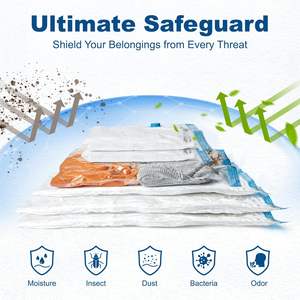 Sacs de Compression <span class=keywords><strong>sous</strong></span> <span class=keywords><strong>vide</strong></span> haut de gamme à usages multiples avec sacs à <span class=keywords><strong>vide</strong></span> à pompe <span class=keywords><strong>pour</strong></span> le stockage des tissus - Product Image 4