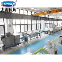 Nouvelle ligne d'extrusion automatique de biscuits pour la production de snacks en bâtonnets, de bâtonnets fourrés au chocolat, de Pocky et de bretzels avec fonction de trempage