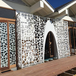 Paravents intérieurs rétractables en cristal / <span class=keywords><strong>Mashrabiya</strong></span> décorative en métal découpé au laser - Product Image 4