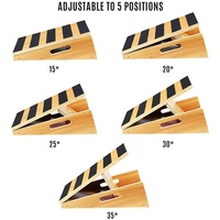 Conception de surface antidérapante poignée latérale supplémentaire civière de mollet portabilité réglable Squat Wedge incliné en bois planche inclinée