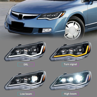 Feux de voiture en gros pour Honda Civic 8ème génération, phare 05-12 FD2, nouveau phare LED, feux de jour, accessoires automobiles