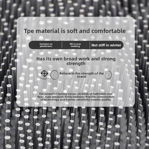 Anti-Slip Home Use <b>Bath</b> <b>Mat</b> Bathroom <b>Back</b> Rubbing and Feet Massaging Foot Washing Brush for Removing Dead Skin - Product Image 3