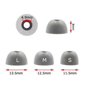 สำหรับ BeoPlay <span class=keywords><strong>H3</strong></span> H5 E4 E6โฟม EQ ปลายหูลดเสียงรบกวน <span class=keywords><strong>B</strong></span> & <span class=keywords><strong>O</strong></span> หูฟังเอ็บบ4.9มม. เด้งช้าเมมโมรี่โฟมปิดหู - Product Image 2