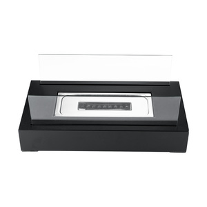 Large Rectangular Glass <strong>Fire</strong> <strong>Pit</strong> <strong>Table</strong> Top <strong>with</strong> Insulation Pads Bioethanol Fireplace Accessories for Patio Heaters - Product Image 5