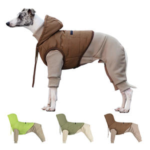 Vêtements pour animaux de compagnie, manteau en polaire pour chien et chat, imperméable, veste pour lévrier, whippet, <span class=keywords><strong>lurcher</strong></span>, Ropa Para, ensemble deux pièces - Product Image 3