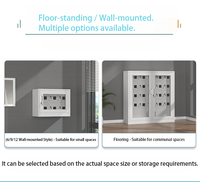 Casier intelligent pour téléphones portables à 40 compartiments, armoire en acier avec serrure à clé, durable et étanche, pour écoles, gymnases, personnalisable, certifié CE