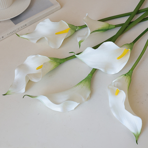 Calla giglio basso MOQ fiori artificiali Boho decorazione per la casa simulazione Calla giglio floreale EVA simulazione giglio - Product Image 4