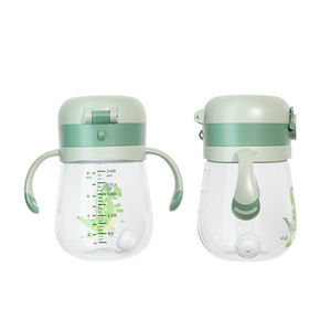 Biberon d'eau pour bébé personnalisé sans BPA avec paille, nouveau design, meilleure tasse avec impression mignonne, biberon le plus récent, au prix de gros - Product Image 1