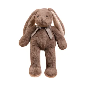Tùy chỉnh mềm Bunny Thú nhồi bông dài tai thỏ sang trọng Đồ chơi với PP bông Điền và lưới lót phim hoạt hình dễ thương phong cách - Product Image 1