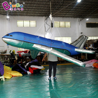 Avion gonflable géant à l'hélium, modèle d'avion publicitaire gonflable pour l'extérieur