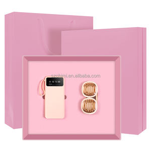 باور بانك + مروحة برقبة قابلة لإعادة الشحن ، مجموعة هدايا عيد الميلاد للشركات - Product Image 4