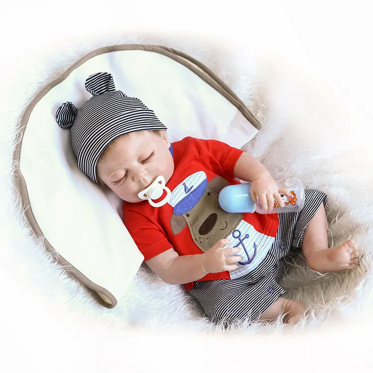 New hot products handmade cheap newborn full silicone body lifelike reborn baby doll for adoption