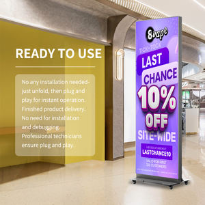 Pantalla LED Plegable P2.5mm Mini GOB COB de Alta Tasa de Refresco, Panel LED Interior con WiFi, USB, Pantalla a Todo Color, HDR 1000:1, Soporte de Pie - Product Image 3