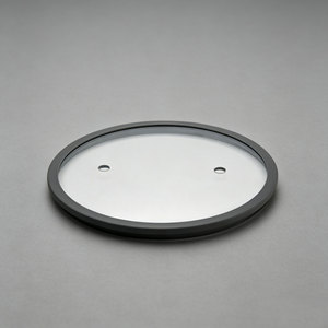 Tempered Glass <b>Lid</b> With Silicone Frame Round Cookware Cover For <b>Pots</b> And Pans - Product Image 2