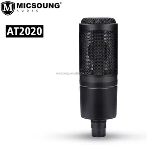 ميكروفون مكثف AT2020 للتسجيل في الاستوديو, ميكروفون مكثف AT2020 لتسجيل الاستوديو والبث المباشر والبودكاست والبث مع موصل XLR