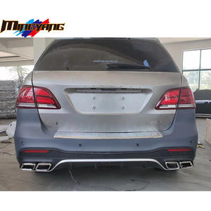 ML W164 05-12 Mise à niveau vers GLE W166 16-19 AMG <span class=keywords><strong>63</strong></span> Facelift Bodykit Pare-chocs de voiture pour Mercedes Benz ML W164 Body Kit - Product Image 4