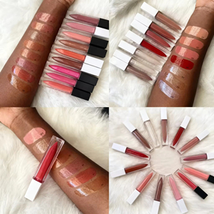 Créez votre propre ensemble de maquillage de marque : Gloss à lèvres en gros, logo personnalisé, végétalien, marque privée, gloss nude - Product Image 2