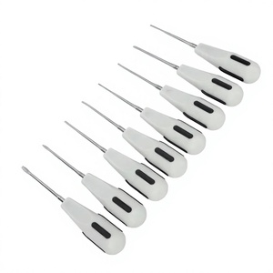 Juego de Elevadores Dentales Curvos de Acero Inoxidable de Alta Calidad, 8 Piezas, Instrumentos de Extracción Dental para Cirugía Oral, Kit Reutilizable - Product Image 3