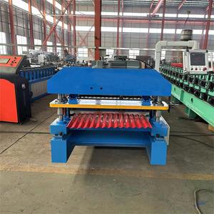 Petit pain ondulé de feuille de toit de Ppgi formant la <span class=keywords><strong>machine</strong></span> Tuile ondulée de feuille de toit en métal faisant la <span class=keywords><strong>machine</strong></span>