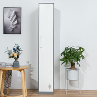 Casier de vestiaire en acier à porte simple pour école, bureau, salle de sport