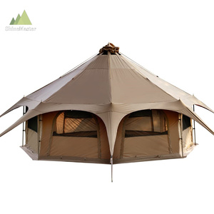 ShineMaster DDP Ready in Stock su misura per esterni di lusso Glamping campanello tende cupola <span class=keywords><strong>Tepee</strong></span> per famiglie campeggio - Product Image 3