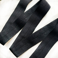 Bande élastique en polyester, ruban biais, ruban jacquard plié, élastique pour ceinture, logo personnalisé écologique, délai de livraison rapide, faible coût