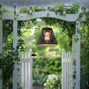 Lampadario Moderno per Matrimoni a LED, Lampada a Sospensione <span class=keywords><strong>con</strong></span> Altezza Regolabile, Telecomando, Dimmerabile, Nappe, Finitura Bianca/Oro - Product Image 5