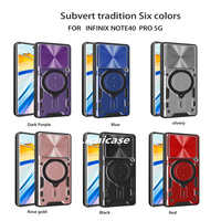 Étui de protection pour téléphone avec caméra coulissante de haute qualité Lichicase pour Infinix Note 40 Pro, coque rigide antichoc