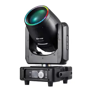 USD160/PC Sailwin Bühnen licht Mini 230W 7R Lyre Sharpy Moving Head Beam Gobo Licht mit LED Ring Streifen für DJ Event Party Club