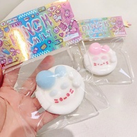 Jouet Squishy Dessert Réaliste à Rebond Lent, Anti-Stress, en Silicone Souple et Mignon, Idéal pour un Cadeau Sucré