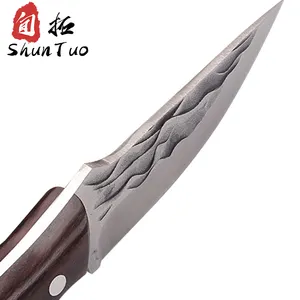 Hand Forged Stainless Steel 12 Inch Meat Chef Knife Bows Butcher Boning Slaughter Cook Knives Kit Set