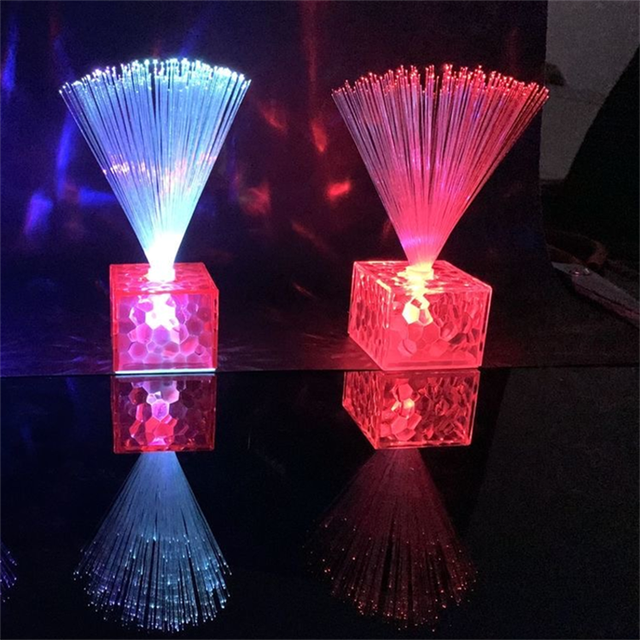 Wedding Decoration RGB Color Chanign Light up Flashing Magic Wand Led Fiber Optic Wedding Glow Sticks for Festival