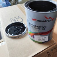 Haute Solide Haute Brillance Bonne Couverture Revêtement Automatique 1K Basecoat Peinture Automobile Graphite Noir Tinter pour la Finition De Voiture
