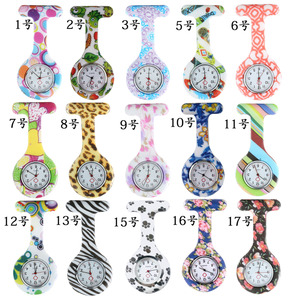Round Shape Silicone Nurse <strong>Fob</strong> <strong>Watch</strong> with Pin Quartz Movement - Product Image 4
